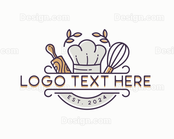 Toque Patisserie Baker Logo