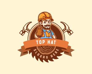 Handyman Renovation Contractor logo design