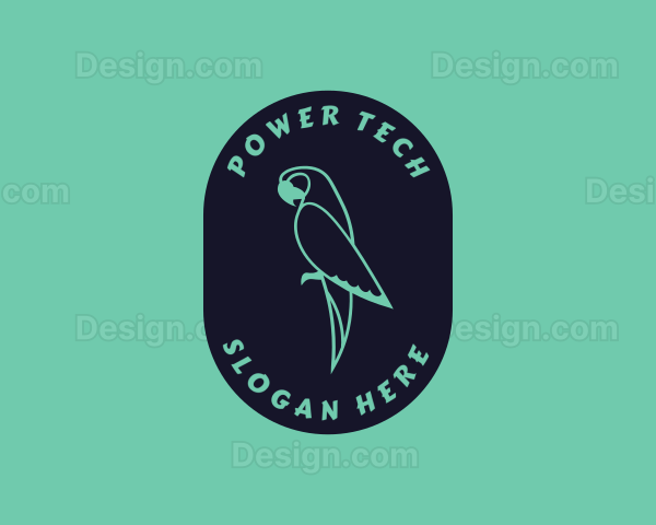 Parrot Aviary Badge Logo