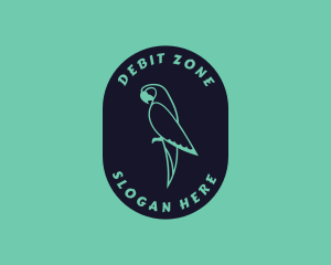 Parrot Aviary Badge logo design