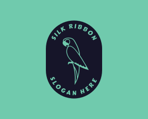 Parrot Aviary Badge logo design