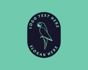 Beak - Parrot Aviary Badge logo design