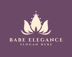 Elegant Lotus Spa logo design