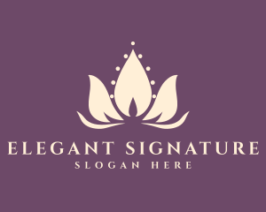 Elegant Lotus Spa logo design