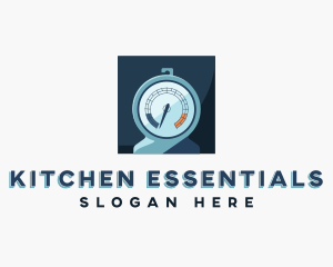 Baking Oven Thermometer logo design