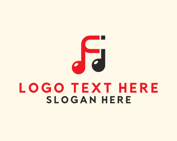 Music Stream logo example 1