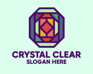 Colorful Stained Glass logo design