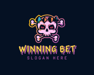 Casino Skull Gaming logo design