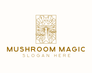 Mystic Mushroom Magic logo design