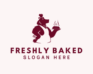 Grizzly Bear Baking logo design