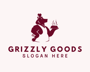 Grizzly Bear Baking logo design