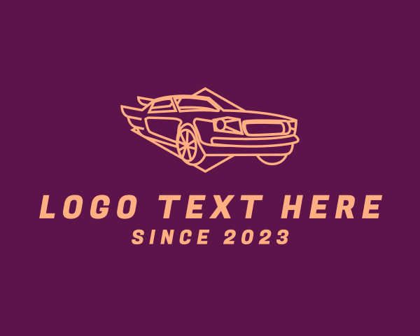 Vintage Car logo example 2