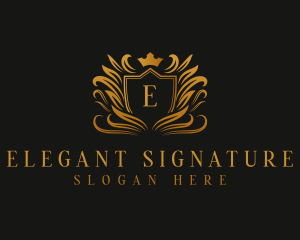 Elegant Premium Shield logo design