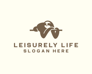 Sleeping Sloth Wildlife logo