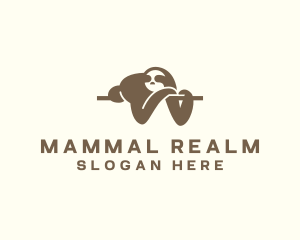 Sleeping Sloth Wildlife logo