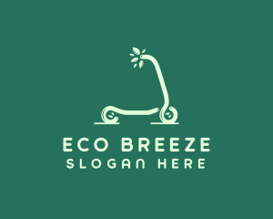 Eco Leaf Scooter logo design