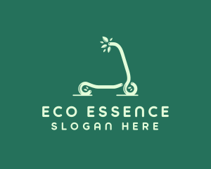 Eco Leaf Scooter logo design