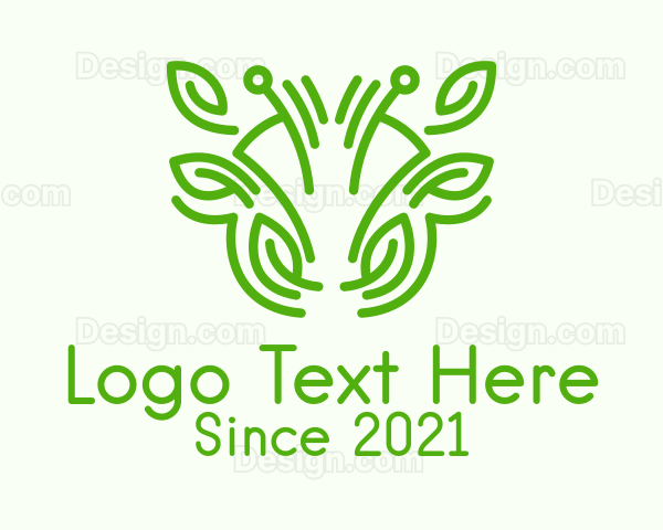 Green Cow Plant Logo