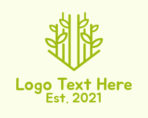 Green Bamboo Tree logo