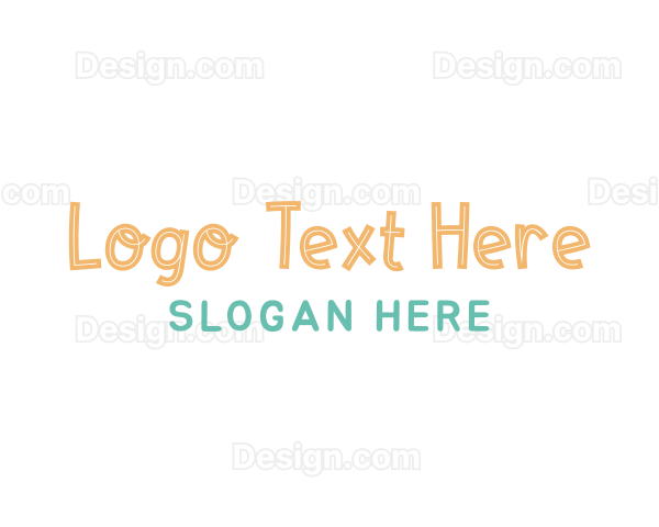 Playful Cute Wordmark Logo