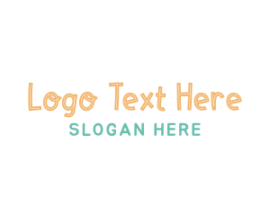 Playful Cute Wordmark logo