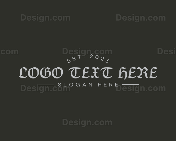 Brand Gothic Business Logo