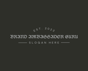 Brand Gothic Business logo design