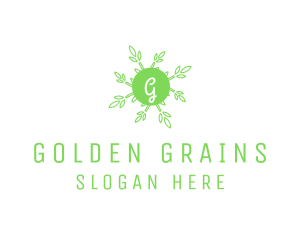 Rice Grain Wheat logo design