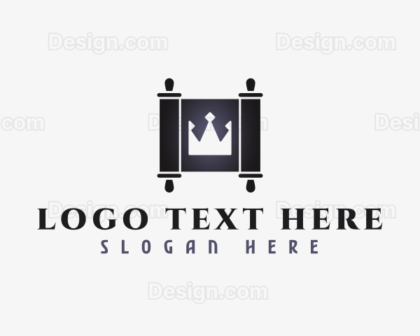 Royal Crown Scroll Logo