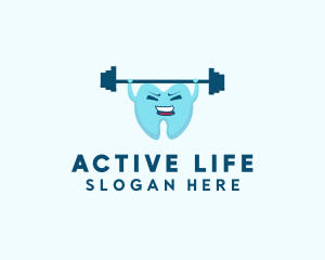 Strong Tooth Weightlifting Logo