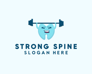 Strong Tooth Weightlifting logo design