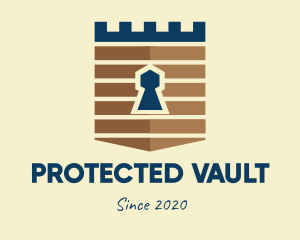 Privacy Security Protection Shield logo design