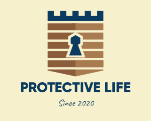 Privacy Security Protection Shield logo design