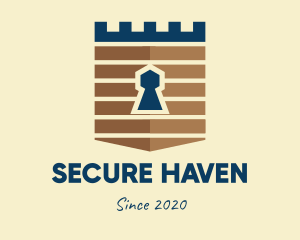 Privacy Security Protection Shield logo design
