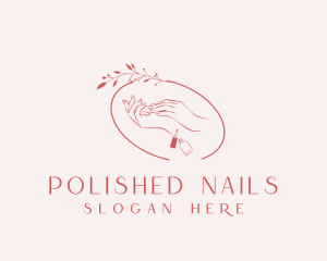 Manicure Nail Polish logo design