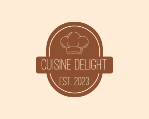 Simple Bakery Diner Toque logo design