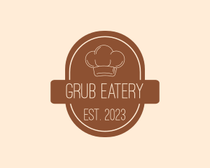 Simple Bakery Diner Toque logo design