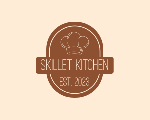 Simple Bakery Diner Toque logo design