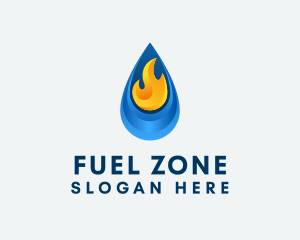 Petrol Flame Fuel logo