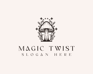 Stars Magic Mushroom logo design