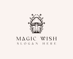 Stars Magic Mushroom logo design