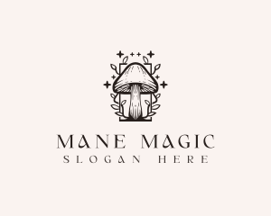 Stars Magic Mushroom logo design