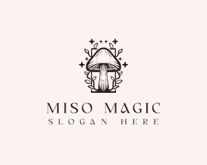 Stars Magic Mushroom logo design