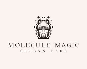 Stars Magic Mushroom logo design