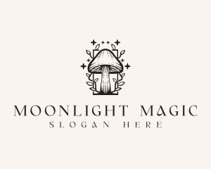 Stars Magic Mushroom logo design