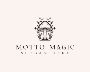 Stars Magic Mushroom logo design