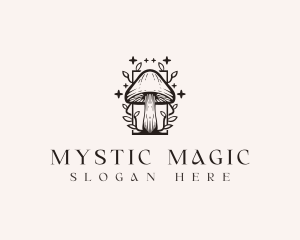 Stars Magic Mushroom logo design