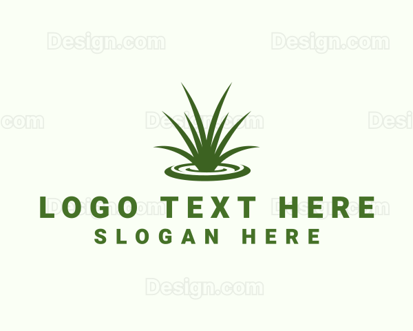 Grass Lawn Gardening Logo