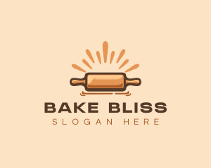 Baking Rolling Pin logo design