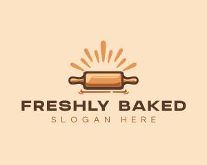 Baking Rolling Pin logo design